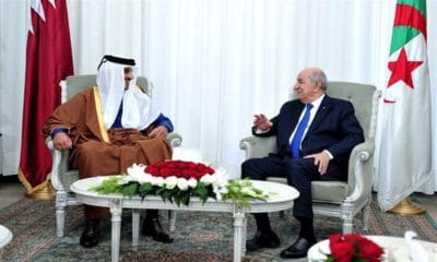 © DR | Abdelmadjid Tebboune avec l'Emir de l'Etat du Qatar,