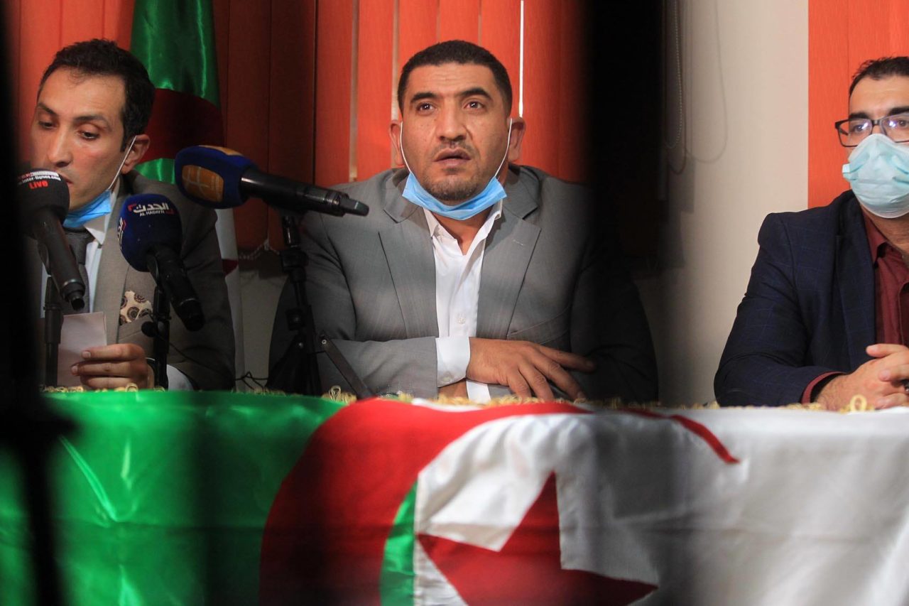 © BZ INTERLIGNES | Conférence de presse du militant Karim Tabbou le 16 Décembre 2020 à Alger