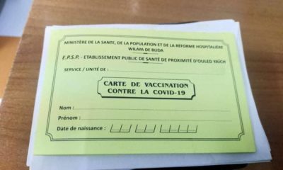 © DR | Fiche d'information personnelles pour les personnes souhaitant se faire vacciner contre la covid-19